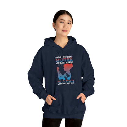 Dad believes in a daughter nurse Hoodie