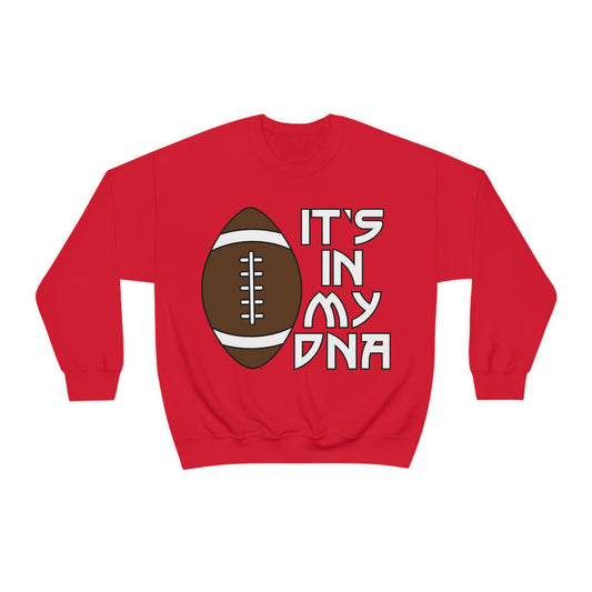 Football is in my DNA Crewneck Sweatshirt