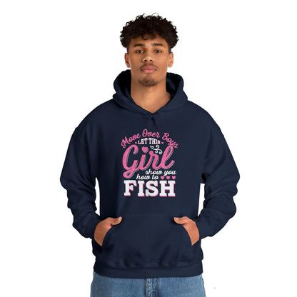 Girl Fishing Hoodie