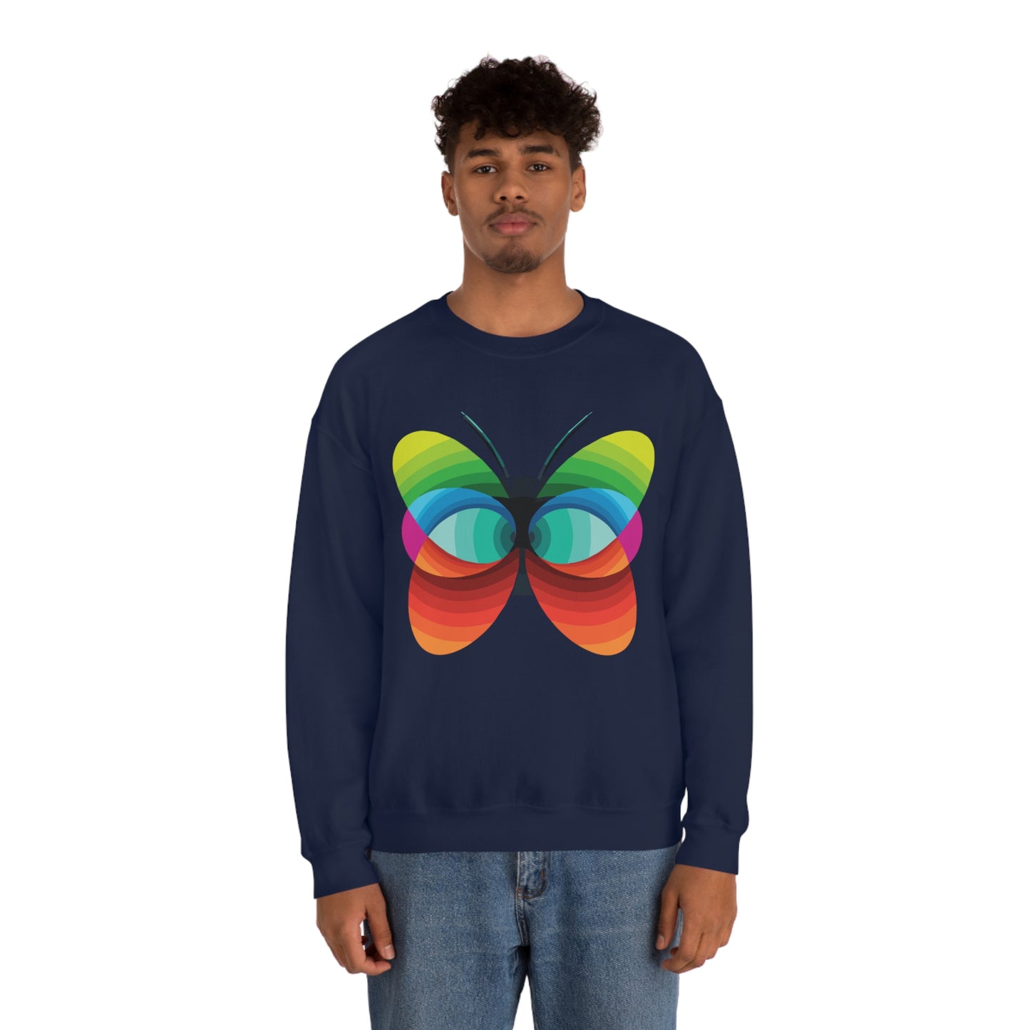 Butterfly beautiful & colorful Crewneck Sweatshirt