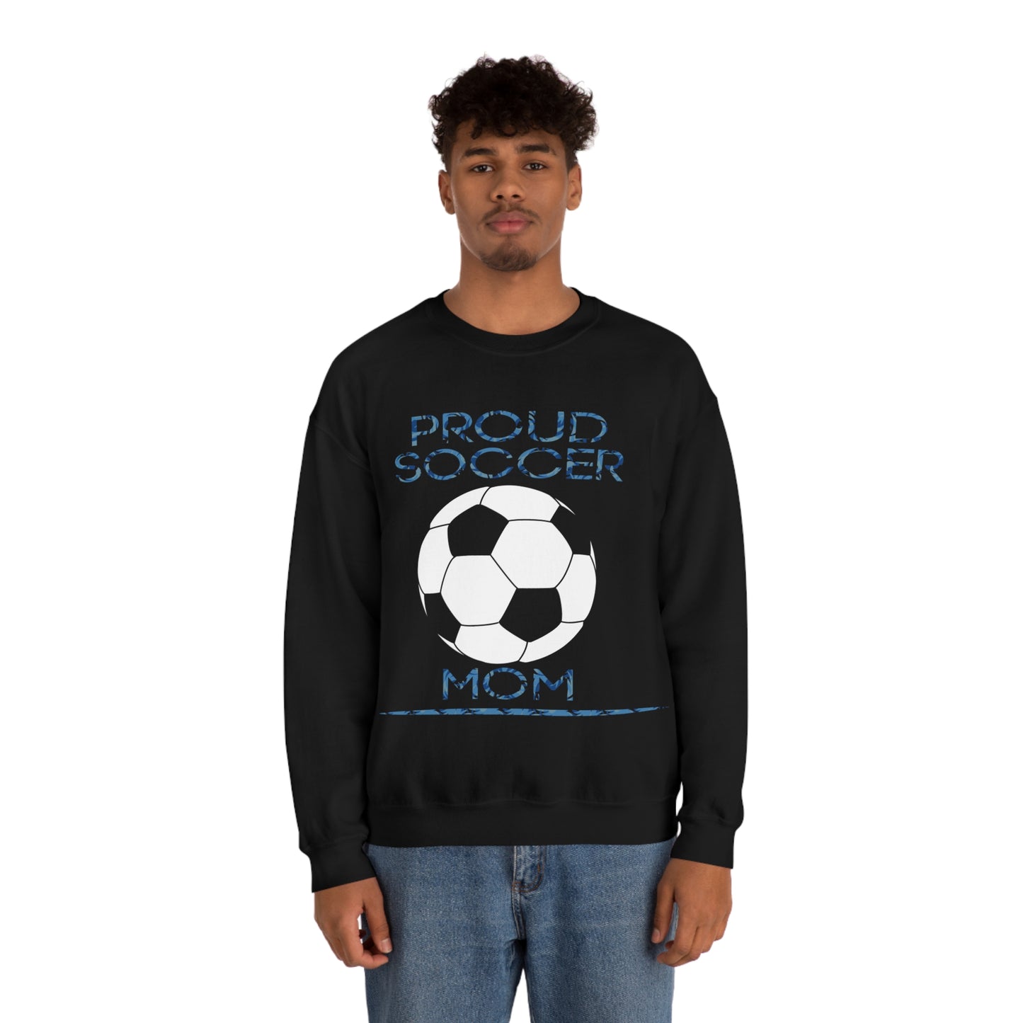 Proud-Soccer mom Crewneck Sweatshirt