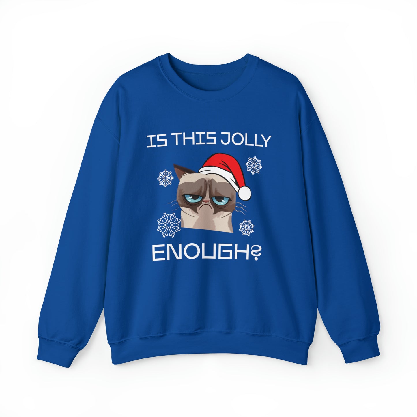 Is This Jolly Enough Christmas Crewneck Sweatshirt