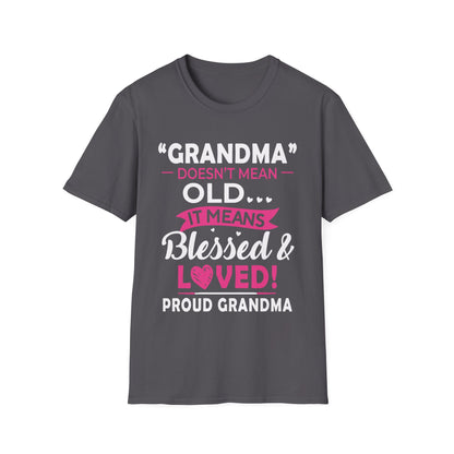 Grandma doesn't means old means blessed T-Shirt