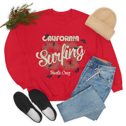 Santa Cruz Surfing Crewneck Sweatshirt