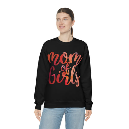 mom of girls Crewneck Sweatshirt