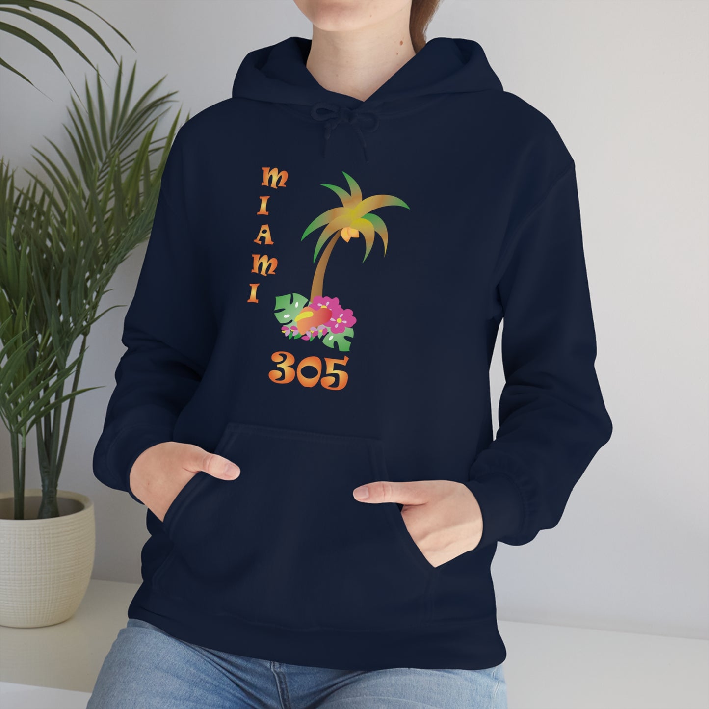 Miami Palm Tree Hoodie