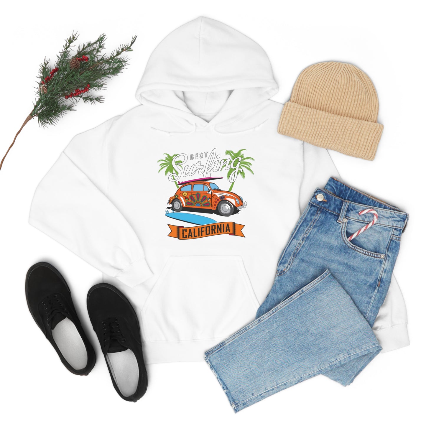 Best Surfing California Buggy Hoodie