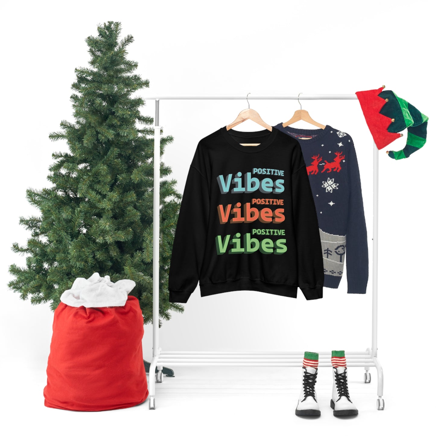 Positive Vibes Crewneck Sweatshirt