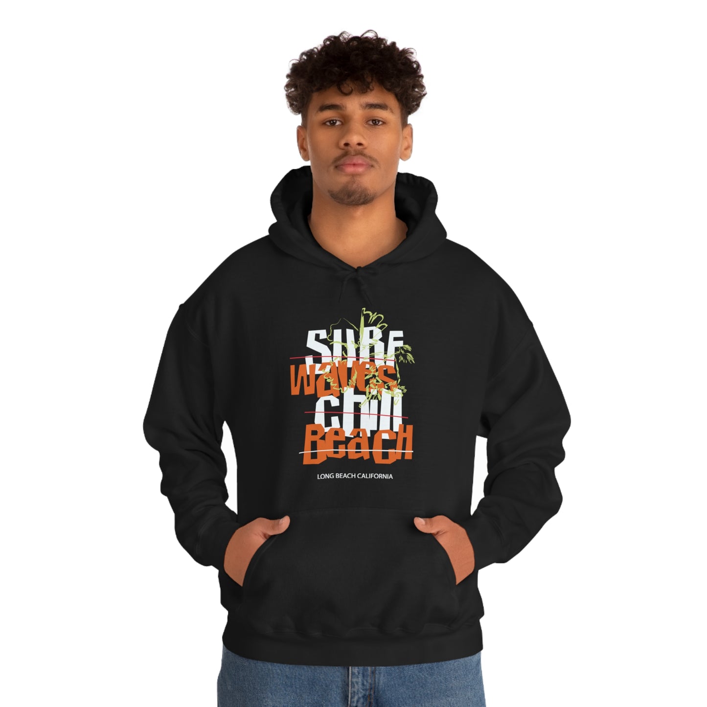 Surf Waves Chill Beach Hoodie