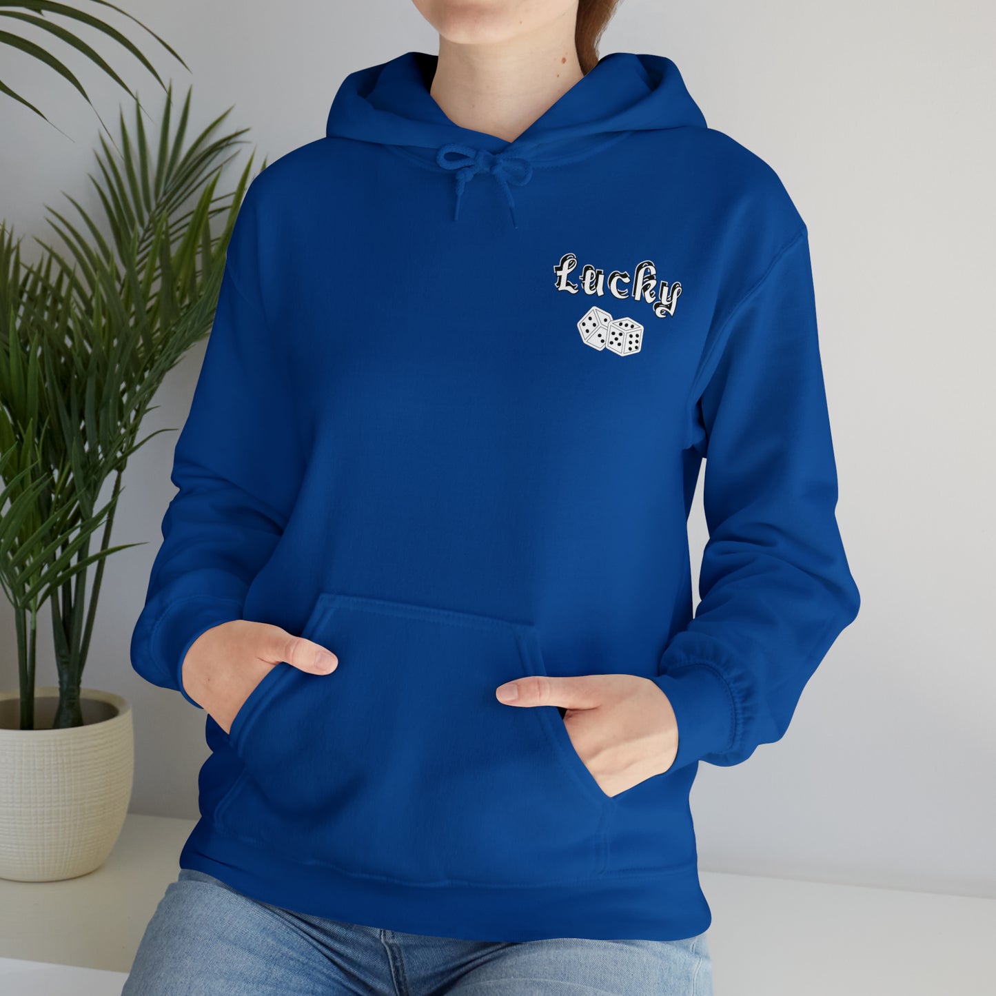 Lucky Front and back Hoodie