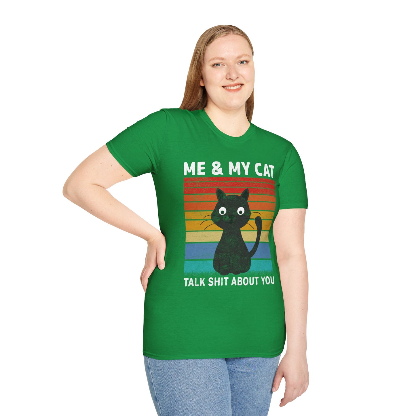 Me and my cat talk about you vintage T-Shirt