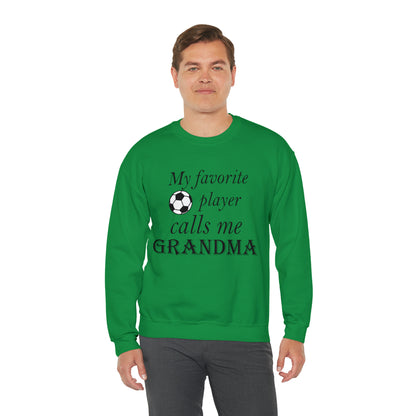 Grandma Favorite Soccer Player Crewneck Sweatshirt