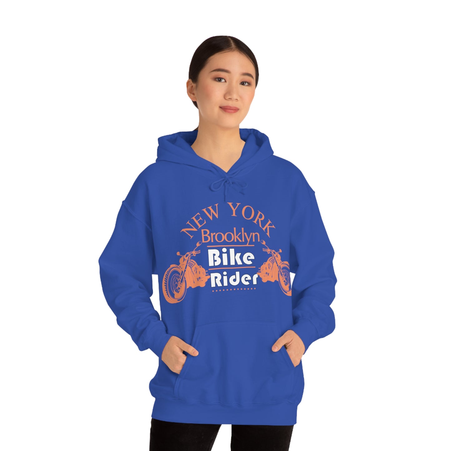 Brooklyn Bike rider Hoodie