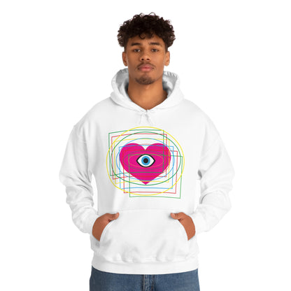 Eye Love in all dimension Hoodie