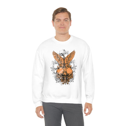 Angel Skulls Crewneck Sweatshirt