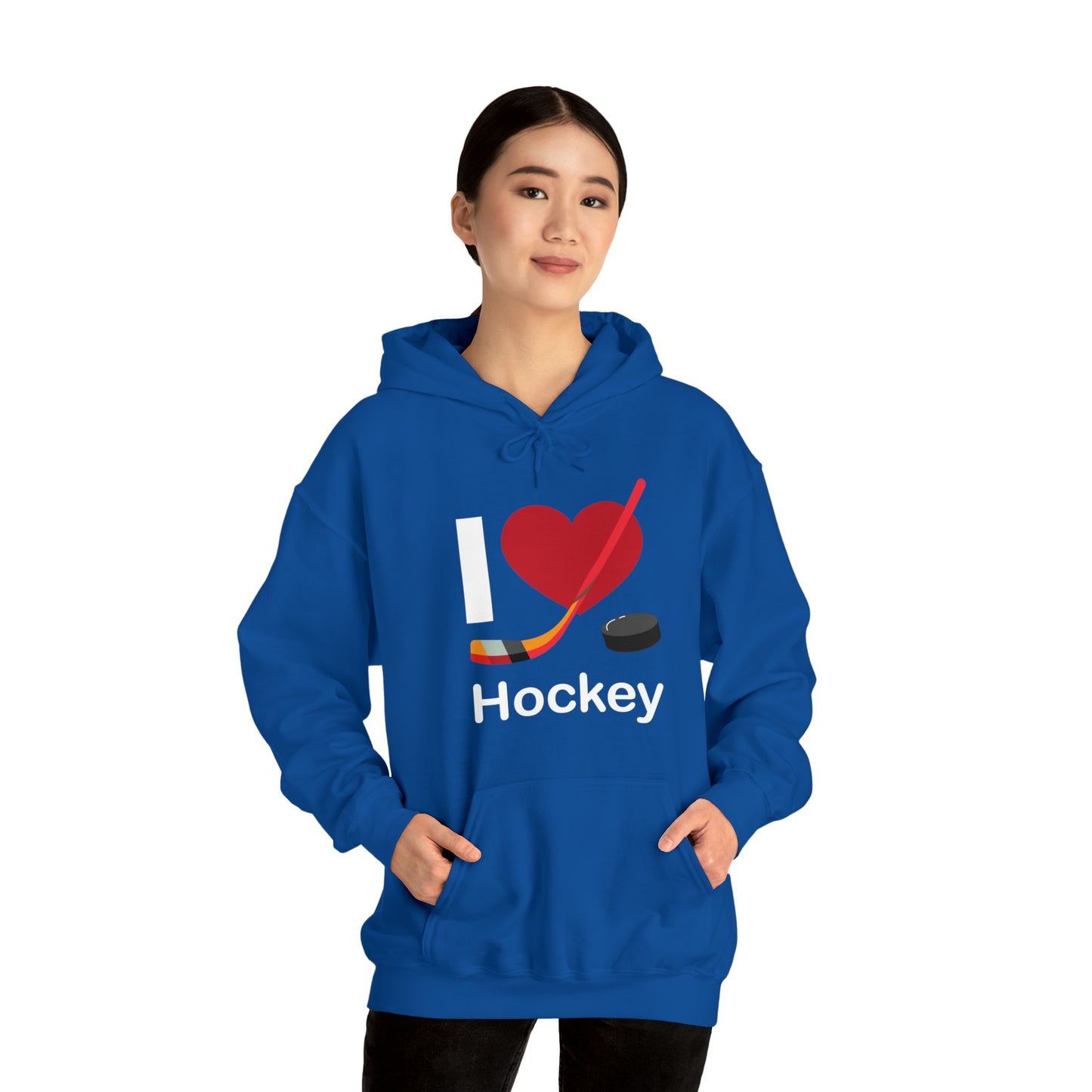 I love hockey Hoodie