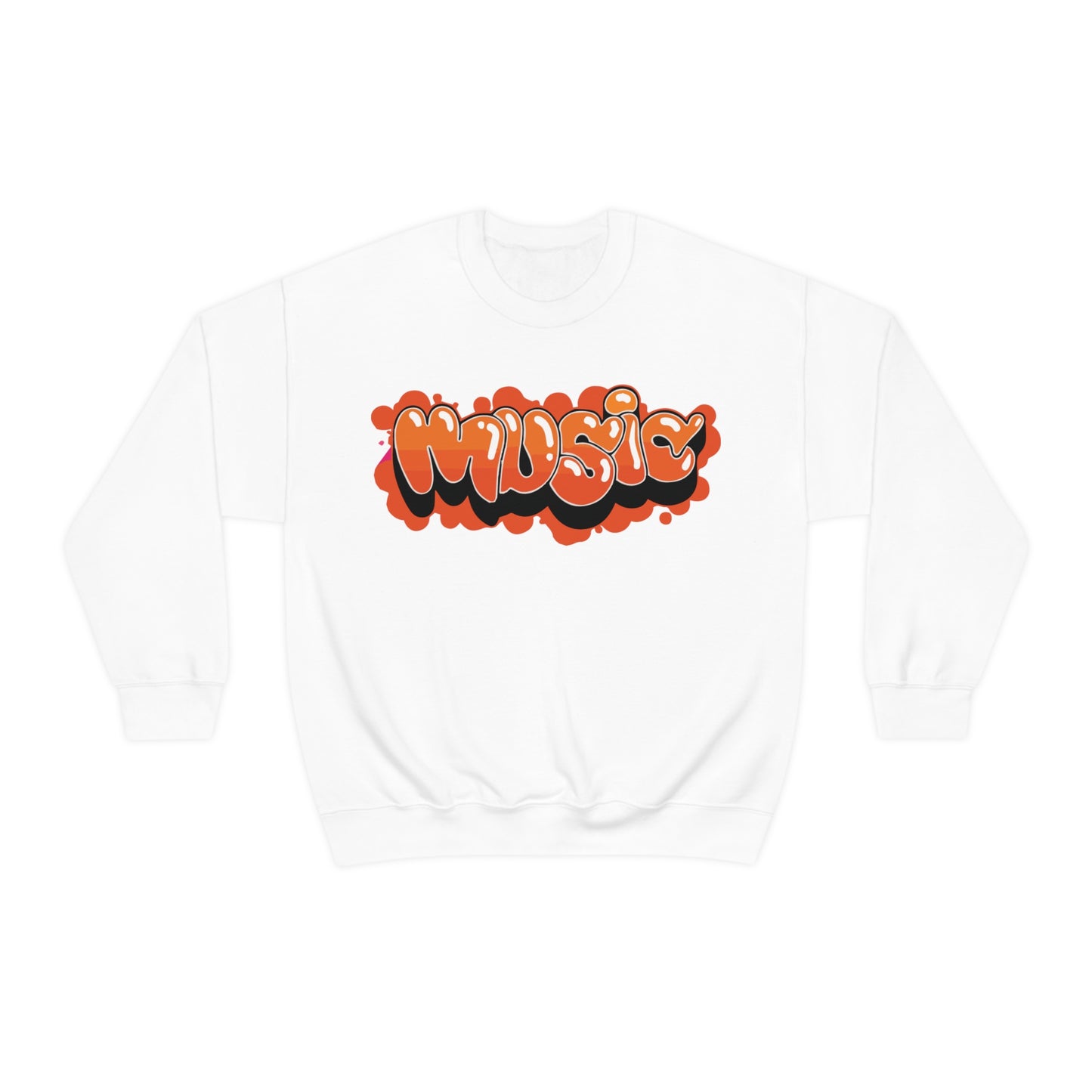 Music graffiti Crewneck Sweatshirt