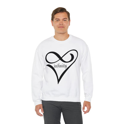 Infinity Heart symbol Crewneck Sweatshirt