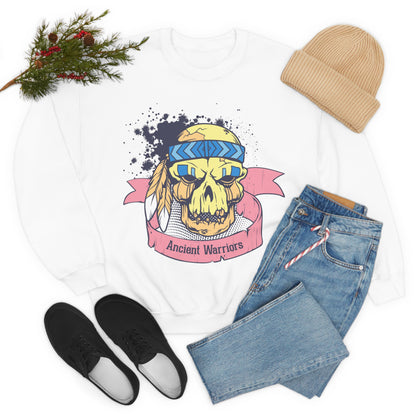 Ancient Warrior Skull Chief Crewneck Sweatshirt