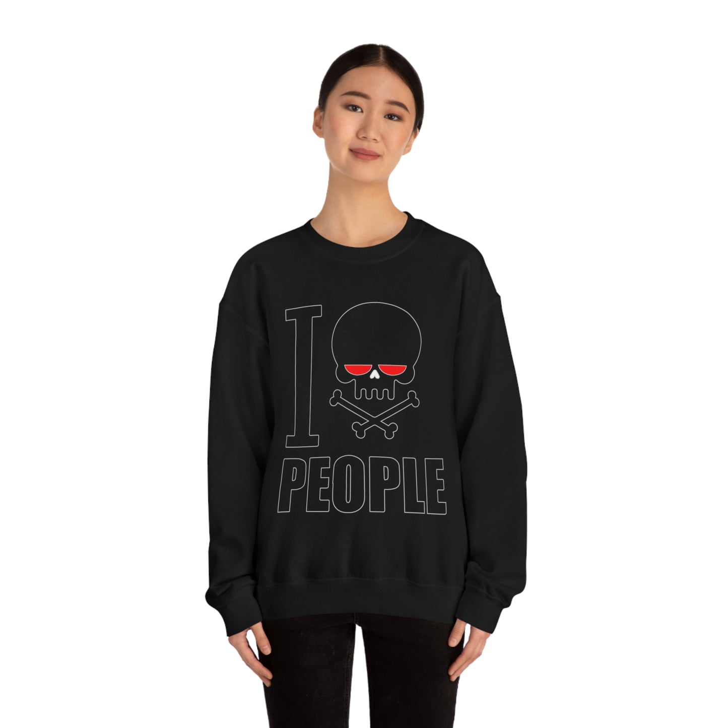 I hate people Crewneck Sweatshirt