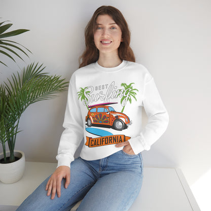 Best Surfing California Buggy Crewneck Sweatshirt