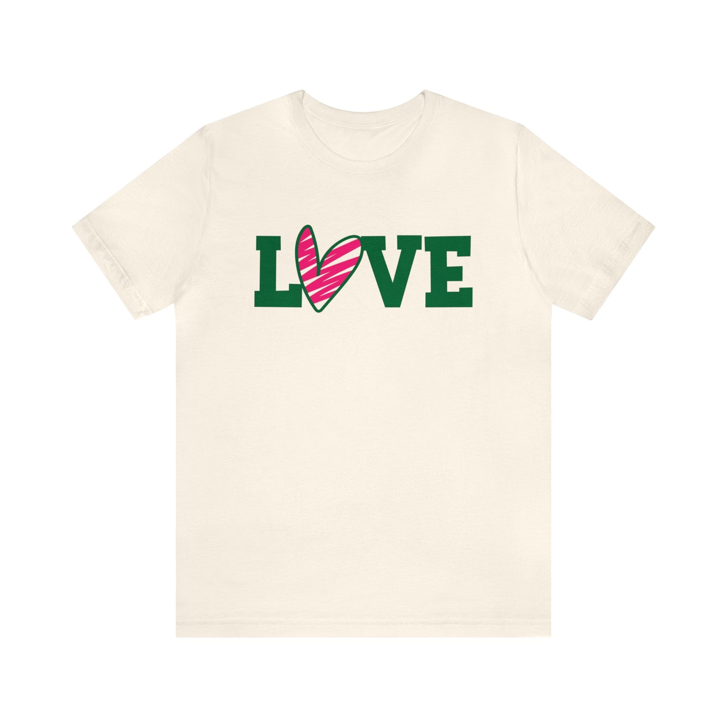 Love stripped heart T-Shirt