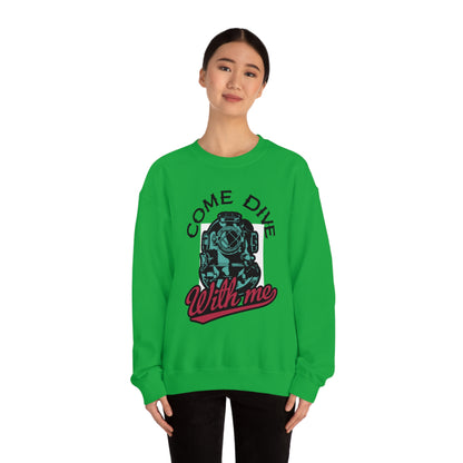 Come dive with me Crewneck Sweatshirt