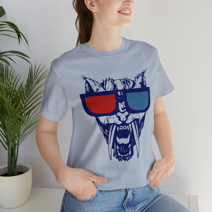 3D Glasses Tiger T-Shirt