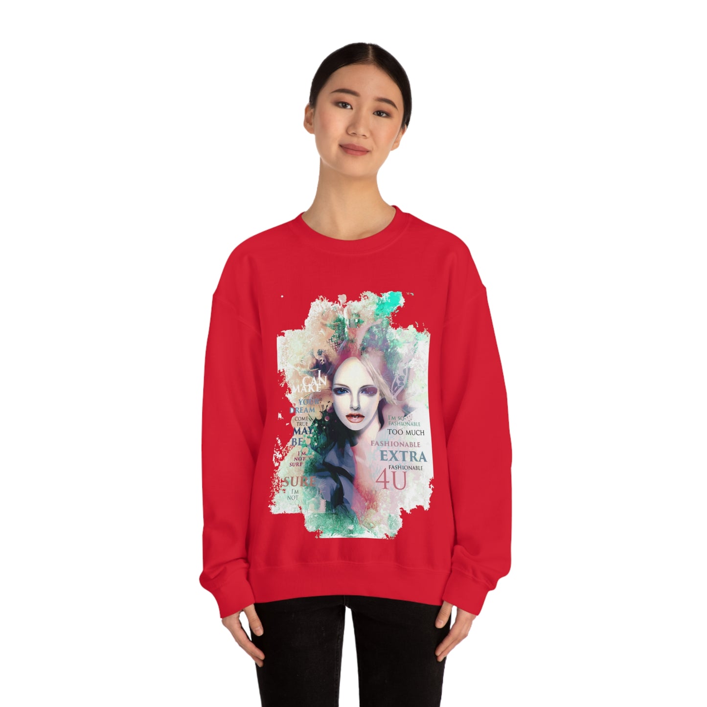 Fashionable Extra Crewneck Sweatshirt