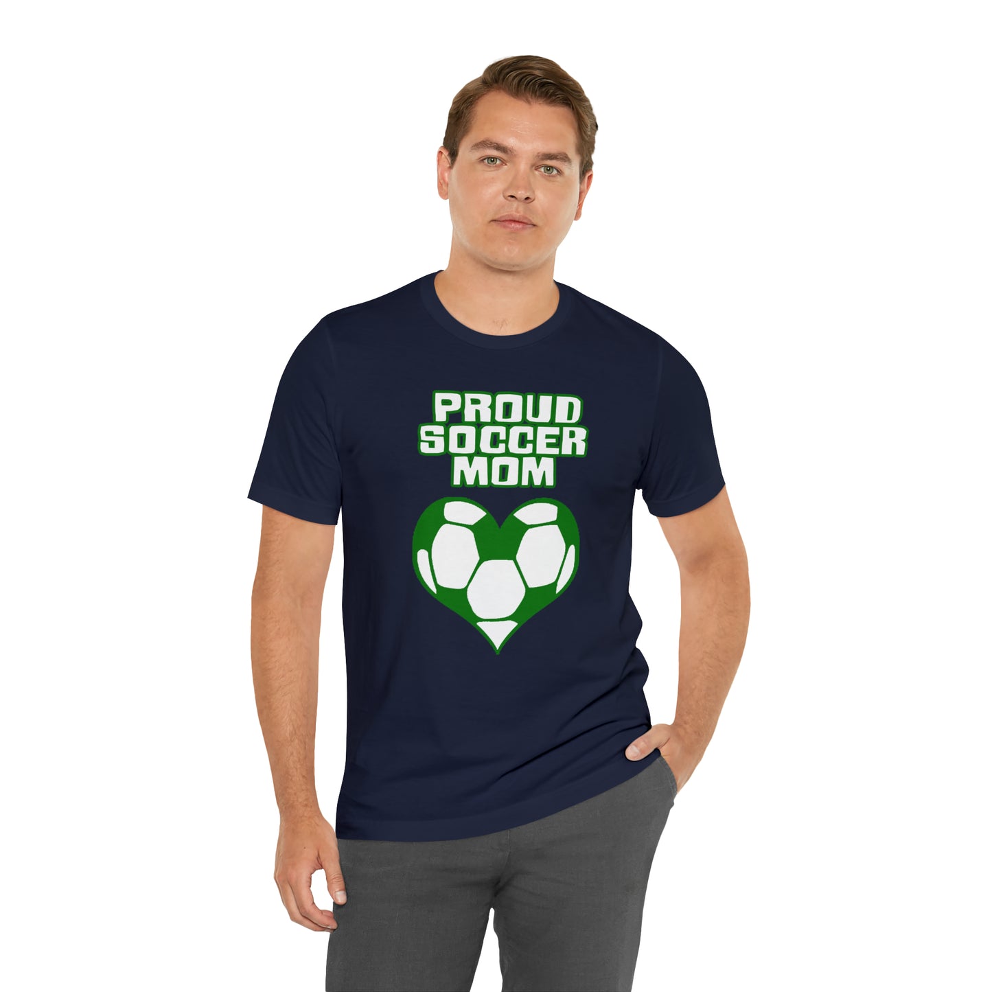 Proud -soccer-mom Heart T-Shirt