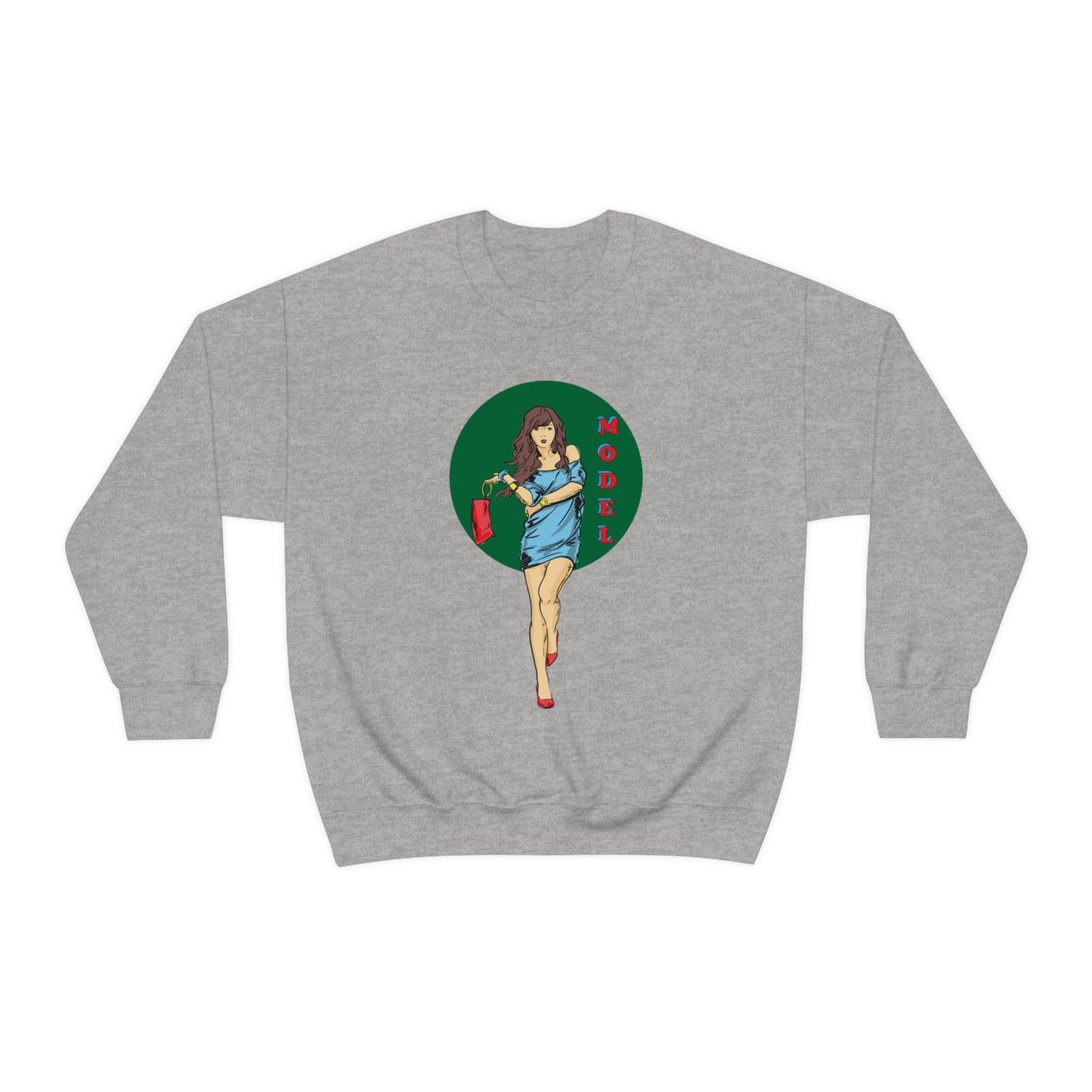 Model girl Crewneck Sweatshirt