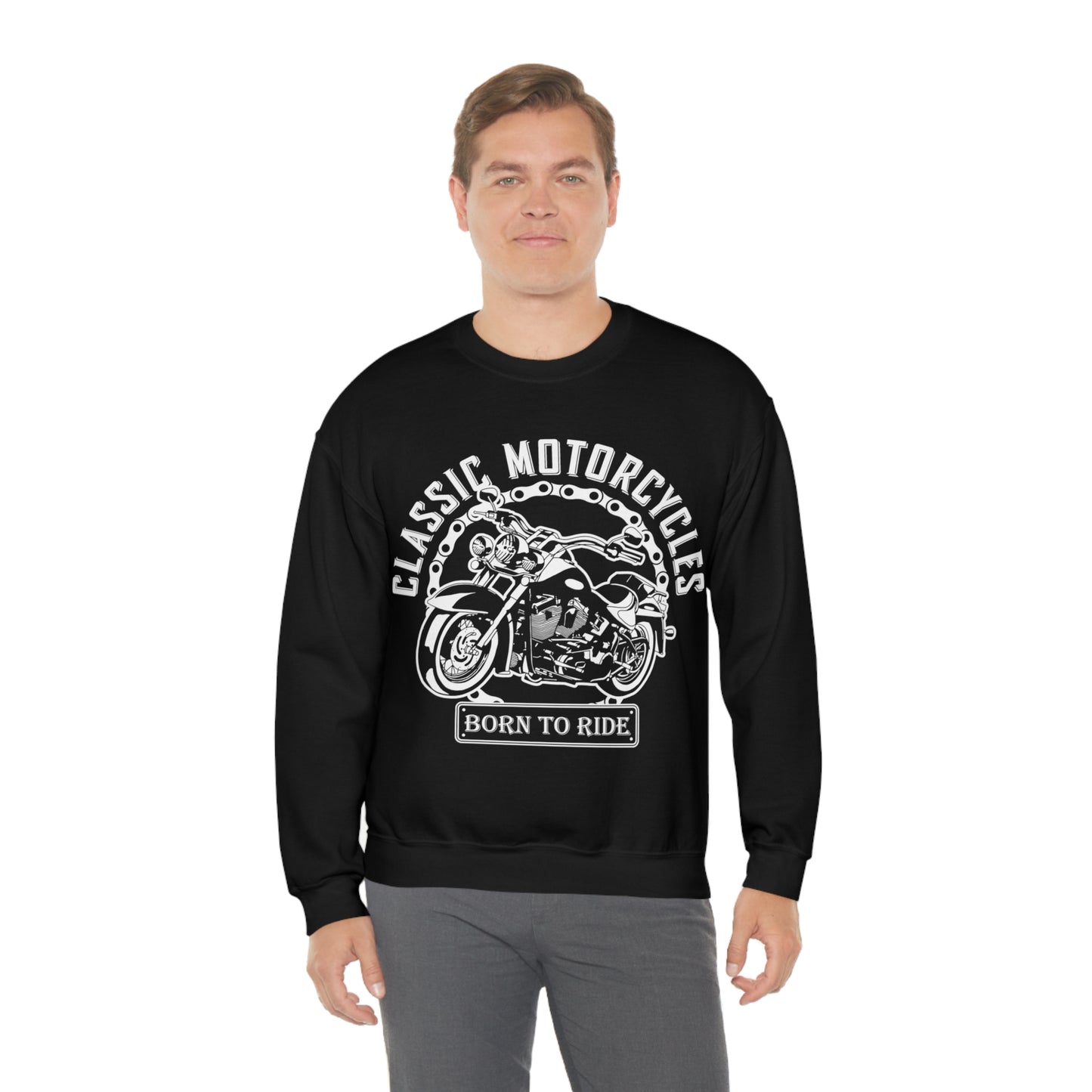 American cycles born to ride Crewneck Sweatshirt