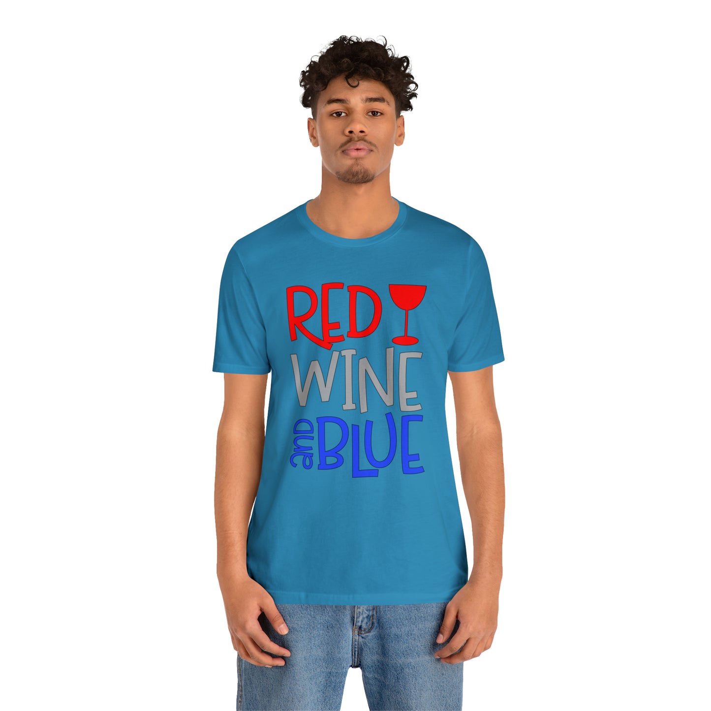 Red Wine Blue T-Shirt