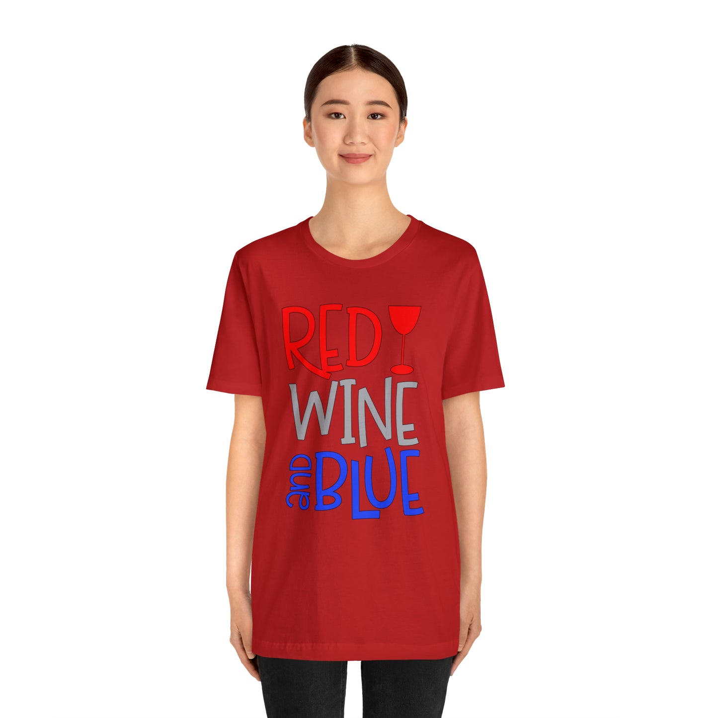 Red Wine Blue T-Shirt