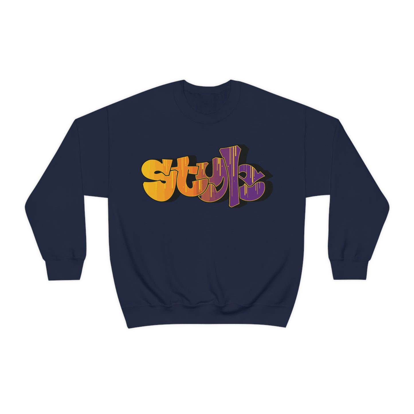 Style colorful graffiti Crewneck Sweatshirt