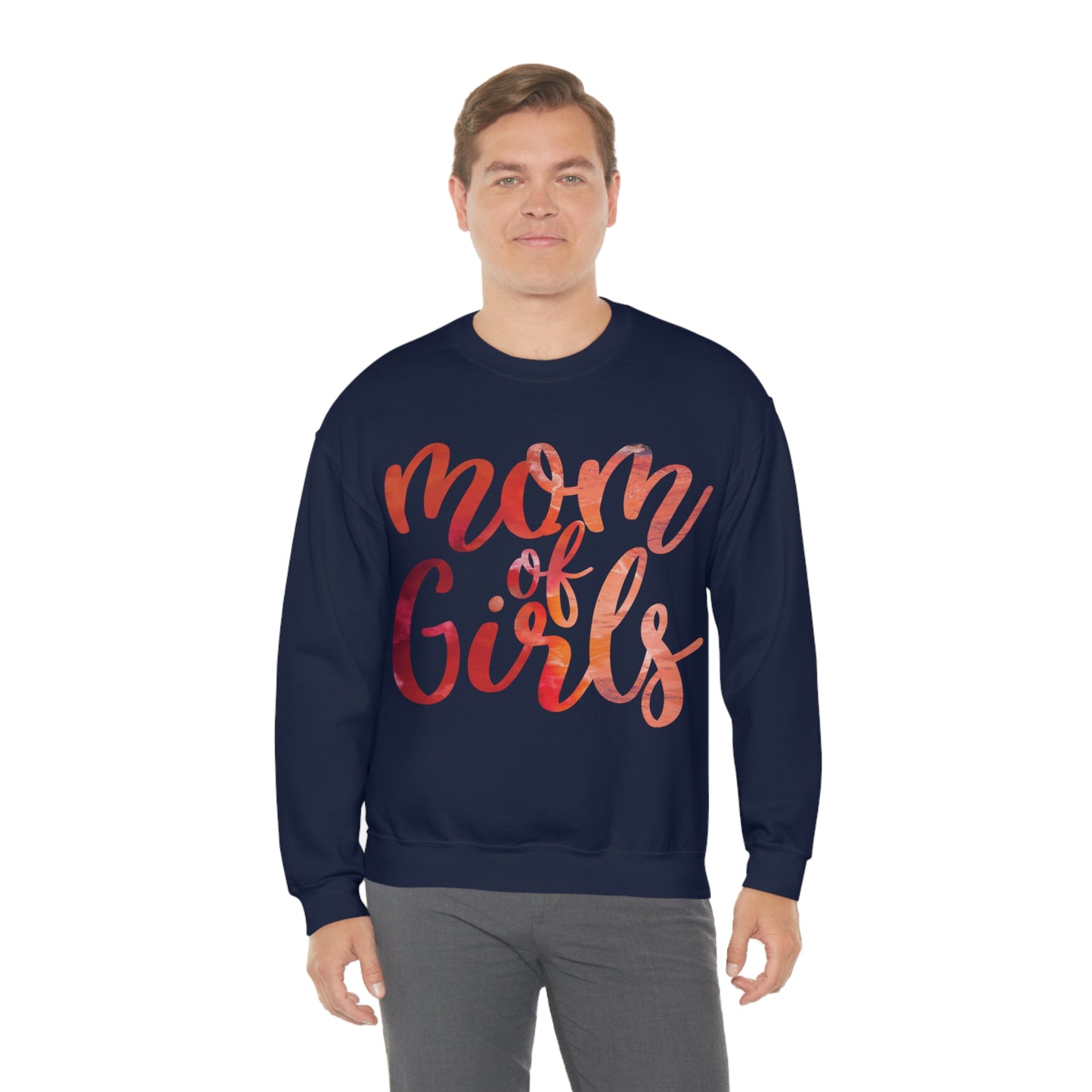 mom of girls Crewneck Sweatshirt