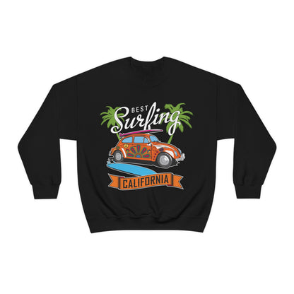 Best Surfing California Buggy Crewneck Sweatshirt