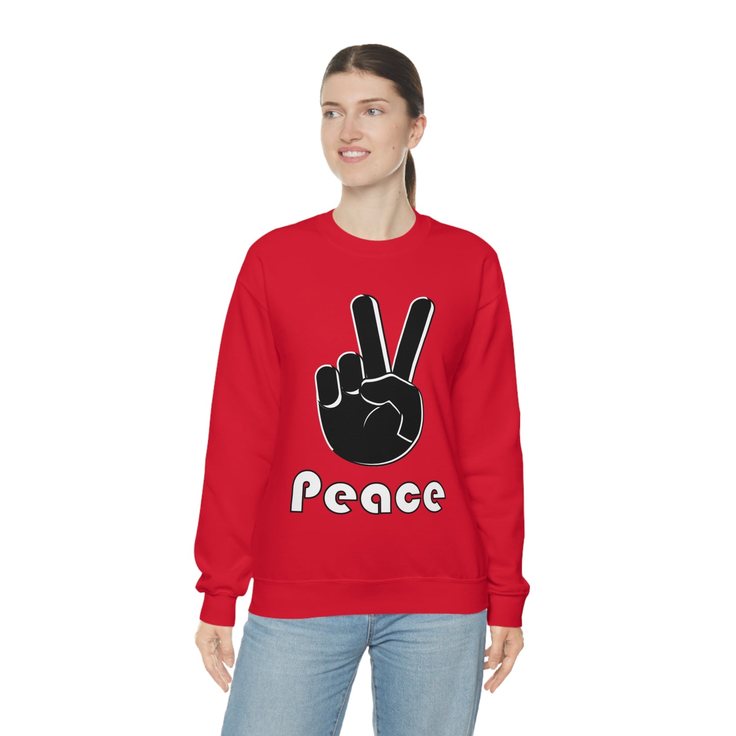 Peace Hand Crewneck Sweatshirt