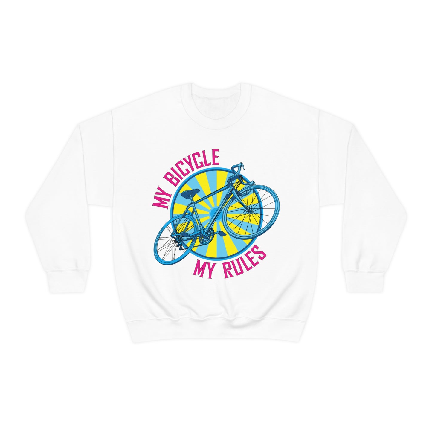 My bicycle_My rules Crewneck Sweatshirt