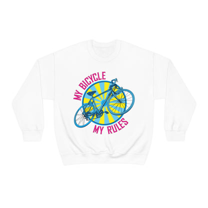 My bicycle_My rules Crewneck Sweatshirt