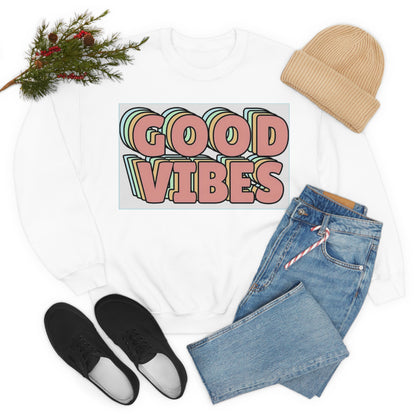 Good Vibes 3D Crewneck Sweatshirt