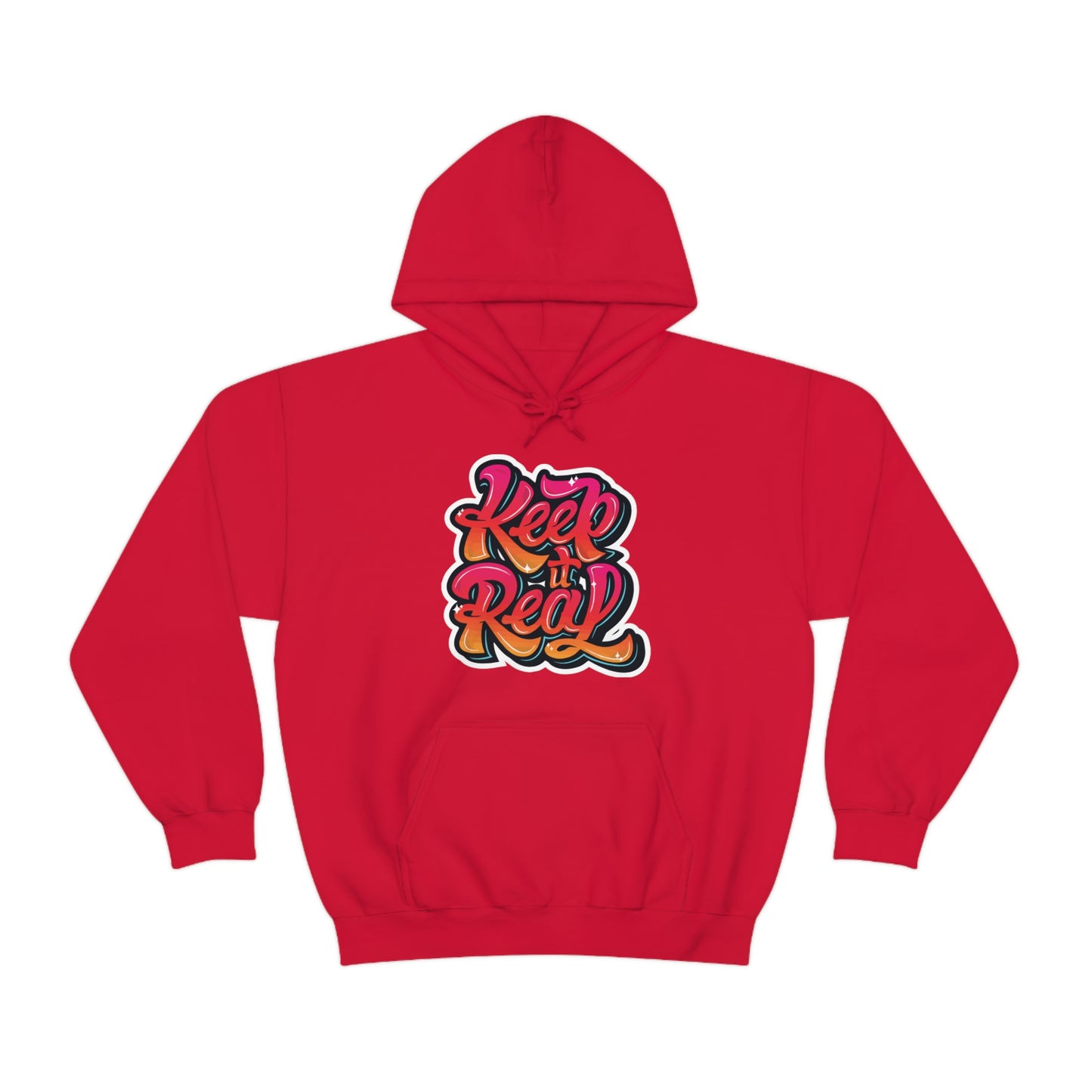 Keep it real colorful graffiti logo Hoodie