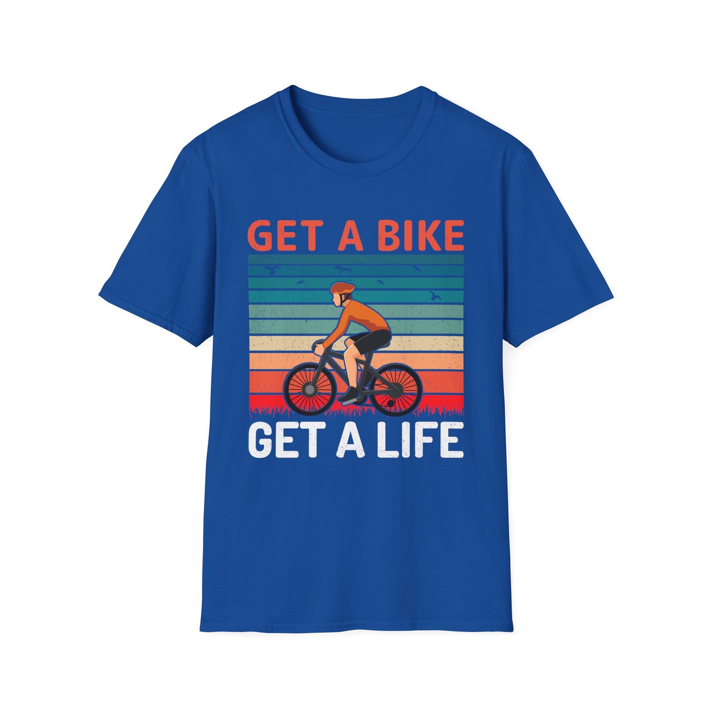 Get a bike and get a life vintage T-Shirt