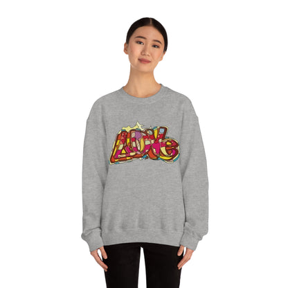 Love in graffiti Crewneck Sweatshirt