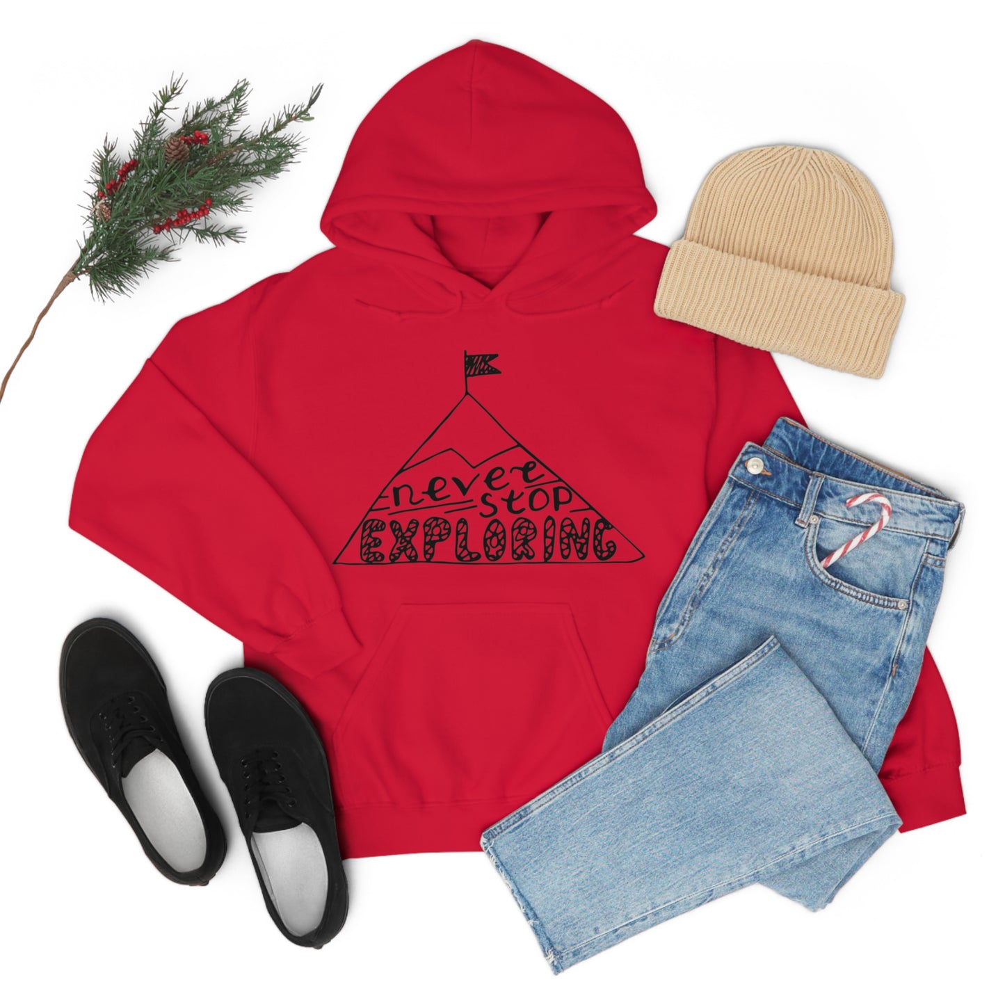 Never stop exploring Hoodie