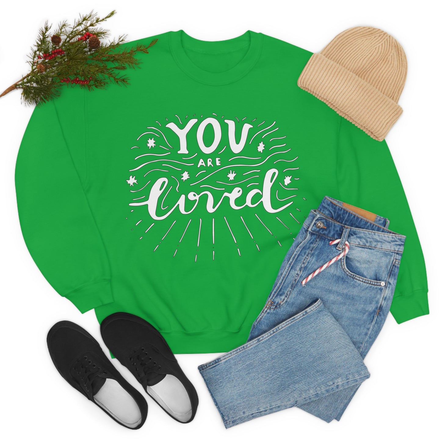 You-are loved Crewneck Sweatshirt