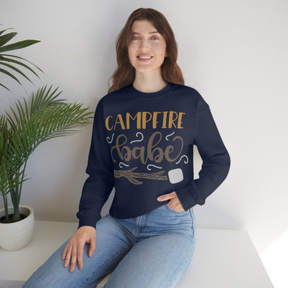 Campfire_babe Crewneck Sweatshirt