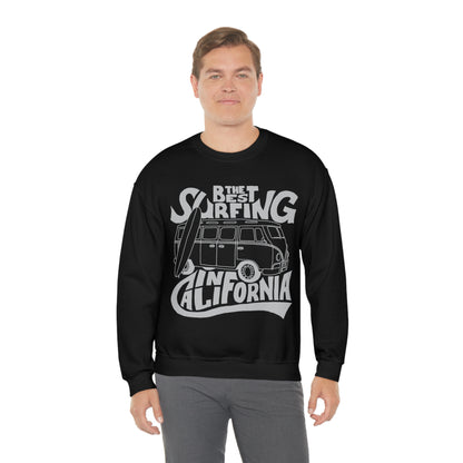 California Best Surfing Crewneck Sweatshirt