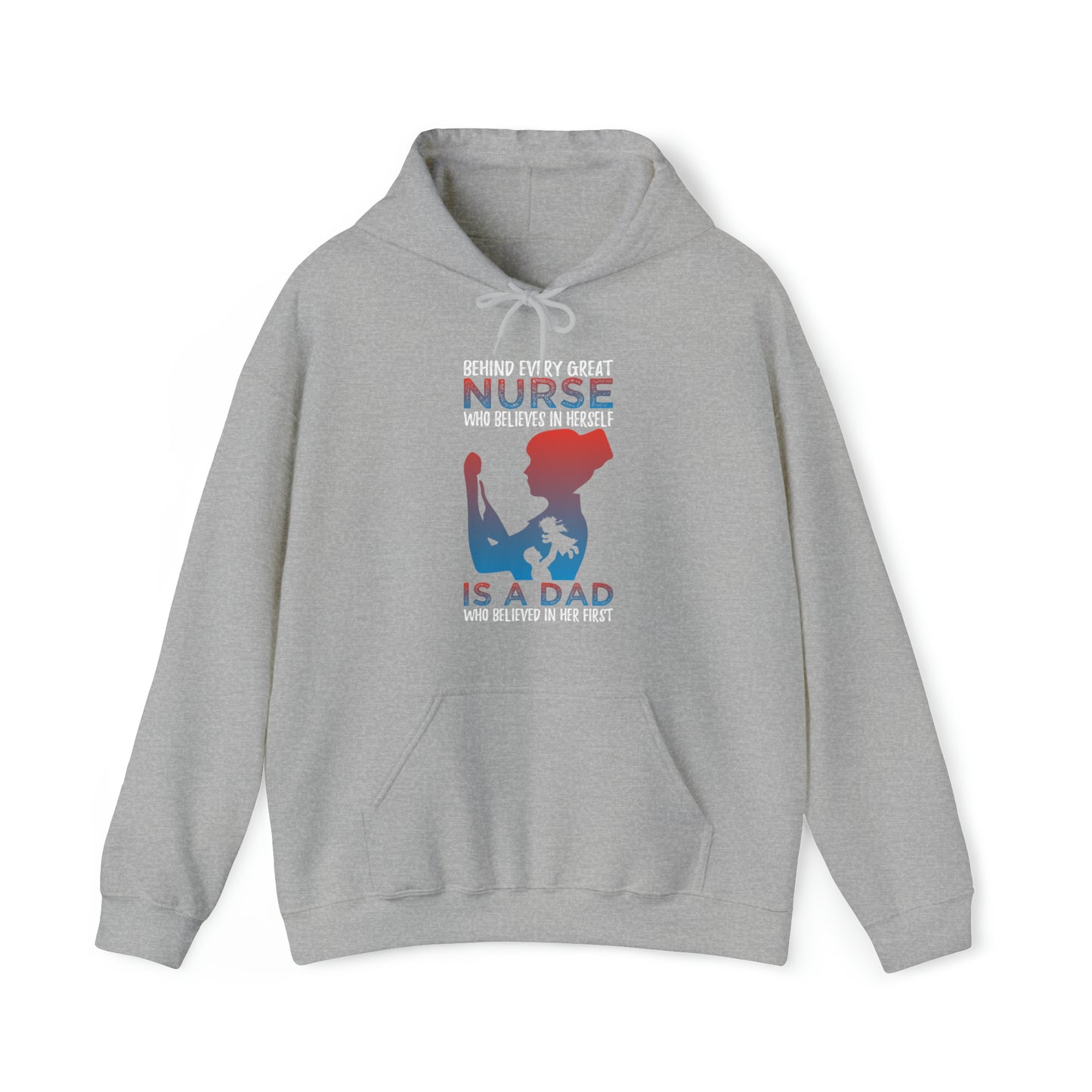 Dad believes in a daughter nurse Hoodie