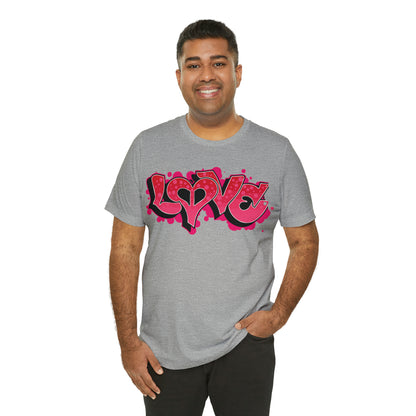 Peace and Love graffiti T-Shirt